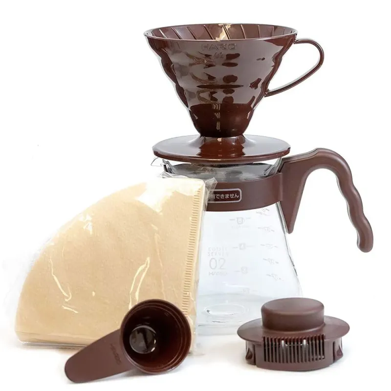Пуровер набір Hario V60 Coffee Server 02 Set – купити кавоварку в Києві, ціна | RoastersHub