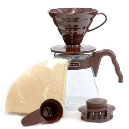 Пуровер набір Hario V60 Coffee Server 02 Set – купити кавоварку в Києві, ціна | RoastersHub