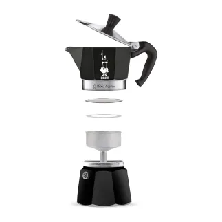 Гейзерна кавоварка Bialetti Moka Express чорна