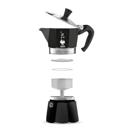 Гейзерна кавоварка Bialetti Moka Express чорна