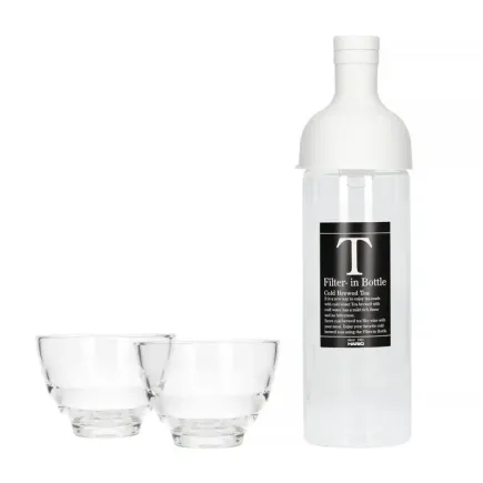 Заварник Cold Brew Hario Filter-In Bottle + Yunomi Tea Set – купити кавоварку в Києві, ціна | RoastersHub