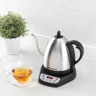 Bonavita чайник 1.0L Variable Temperature Kettle for Tea and Pour Over Coffee – купити в Києві, ціна | RoastersHub