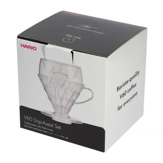 Hario V60 пуровер Drip-Assist Set PDA-02-T - купити кавоварку в Києві, ціна | RoastersHub