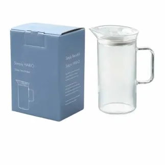 Заварник для чаю Hario Simply Glass Tea Maker S-GTM-40-T - купити кавоварку в Києві, ціна | RoastersHub