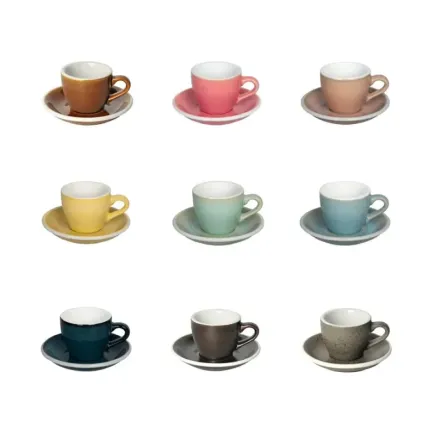 Чашка Loveramics Egg Potters 80мл еспресо, з блюдцем