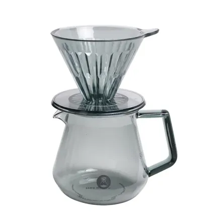Пуровер Timemore Crystal Eye Dripper Server Set - купити кавоварку в Києві, ціна | RoastersHub