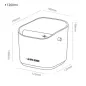 Нок-бокс MHW-3BOMBER Square Knock Box, 1.2л