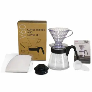 Hario Craft V60 Coffee Dripper and Server Set | купити в RoastersHub