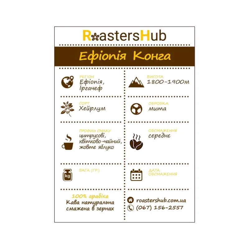 Кава Ефіопія Конга Кава Ефіопія Конга